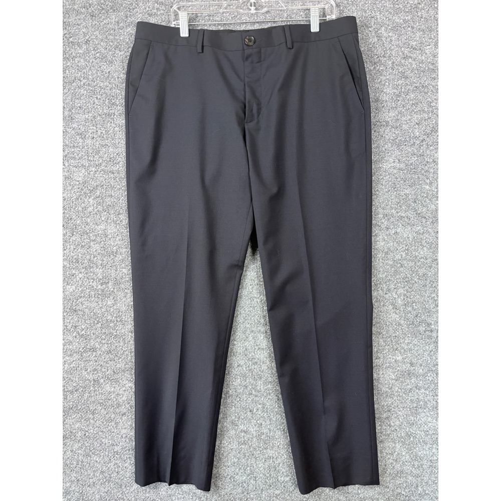 PS Paul Smith Dress‎ Pants Mens 36x29 Blue Navy Wool Mohair Blend Trousers